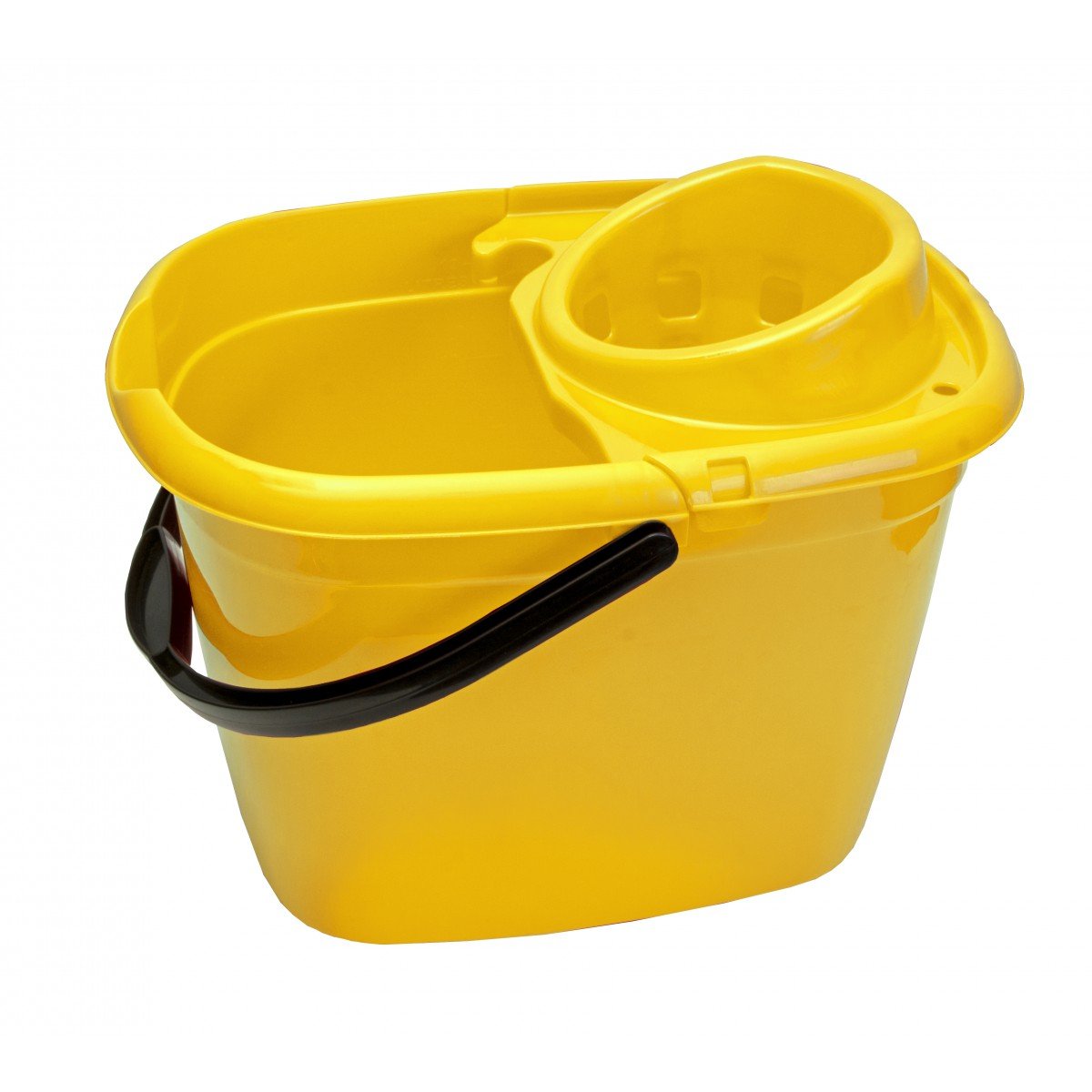 Vikan Plastic Mop Bucket with Plastic Handles and Strainer