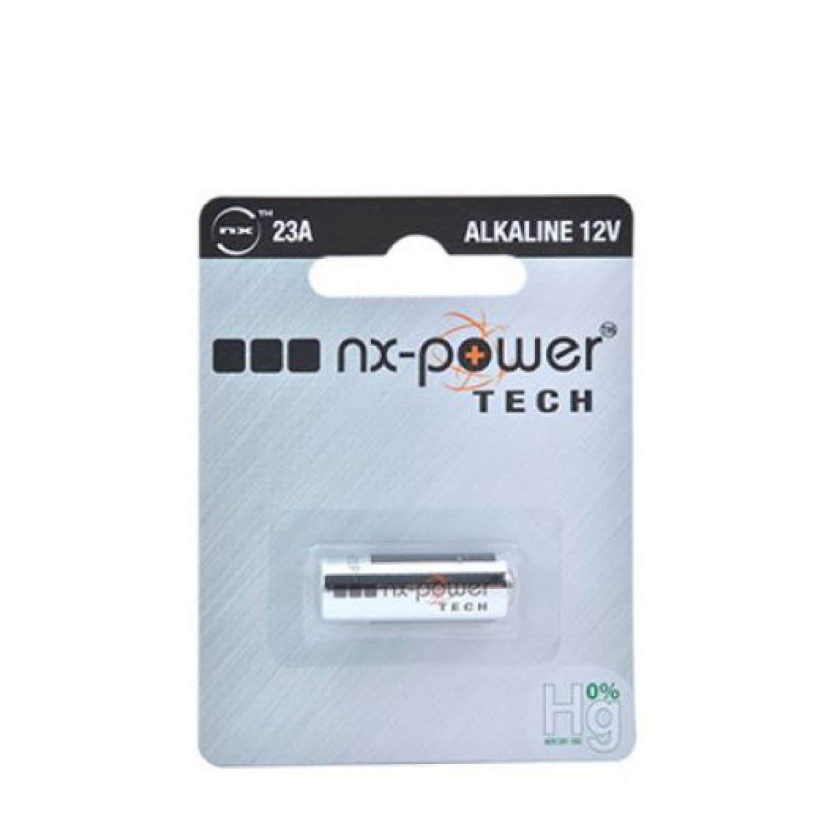 Alkaline battery (blister) x1 Nx-Power Tech 23A 12V 55mAh