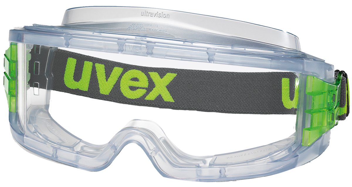 Uvex Ultravision Safety Goggle Clear PC lens One size
