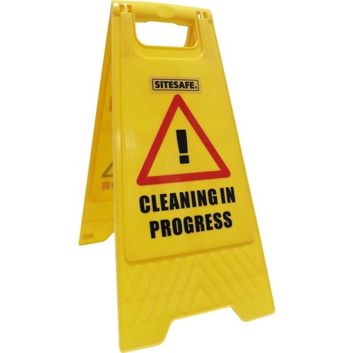'Cleaning in Progress' Safety Sign - A-Frame