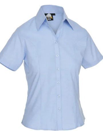 Classic Ladies Oxford Short Sleeved Shirt