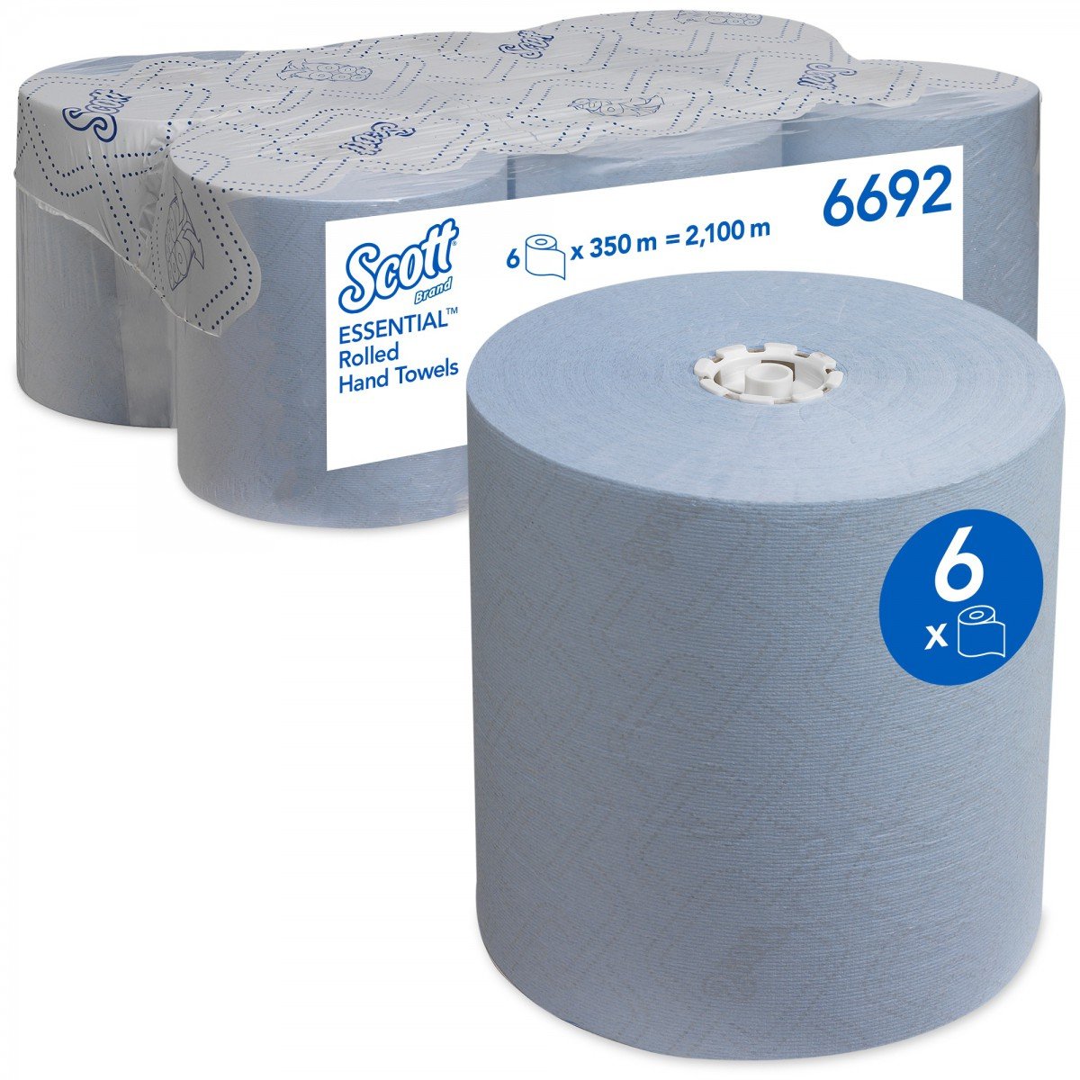 Scott® Essential™ Blue Rolled Paper Towels 6692