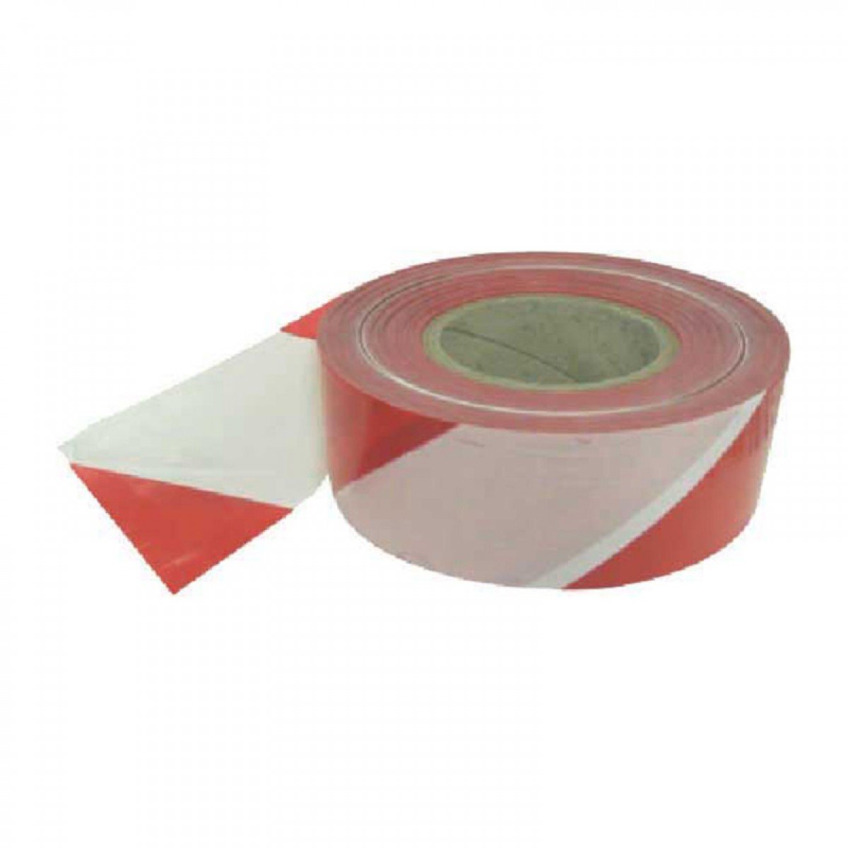Red/White Striped Tape, Non Adhesive (70mm x 500m)