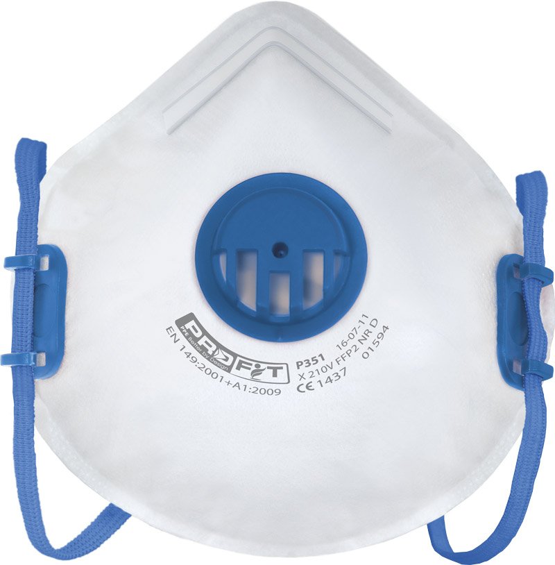 Pro-Fit Disposable Valved Respirator FFP2 NR D White