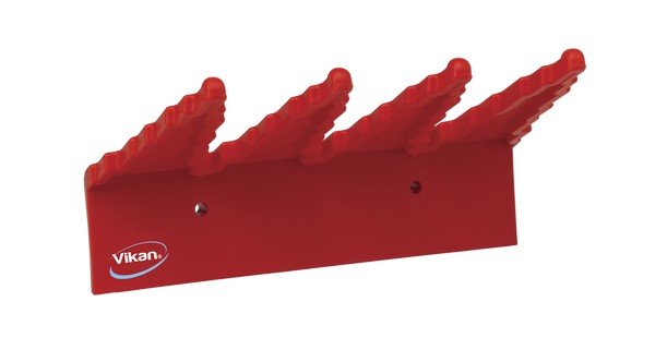 Vikan Wall Bracket to hold 1-3 Products Red 240x170x60mm